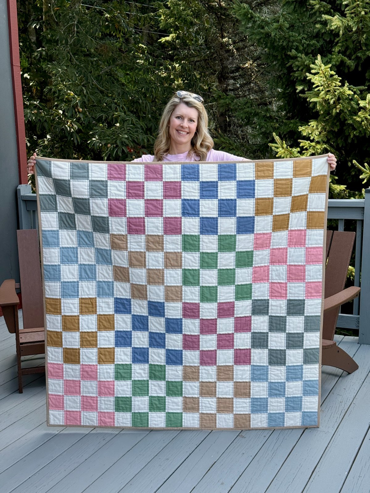 Alpine Patch Throw Quilt